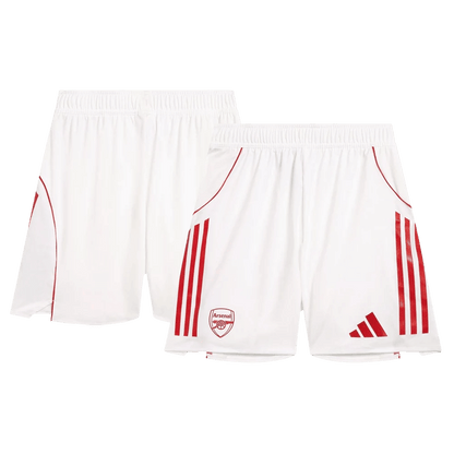 Jogador Arsenal Casa Calções 2025/26 Branco