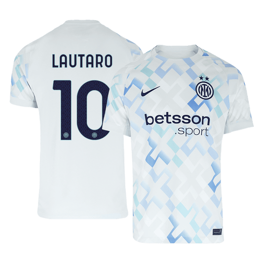 LAUTARO #10 Inter Milan Fora Camisa 2025/26 camisola de futebol
