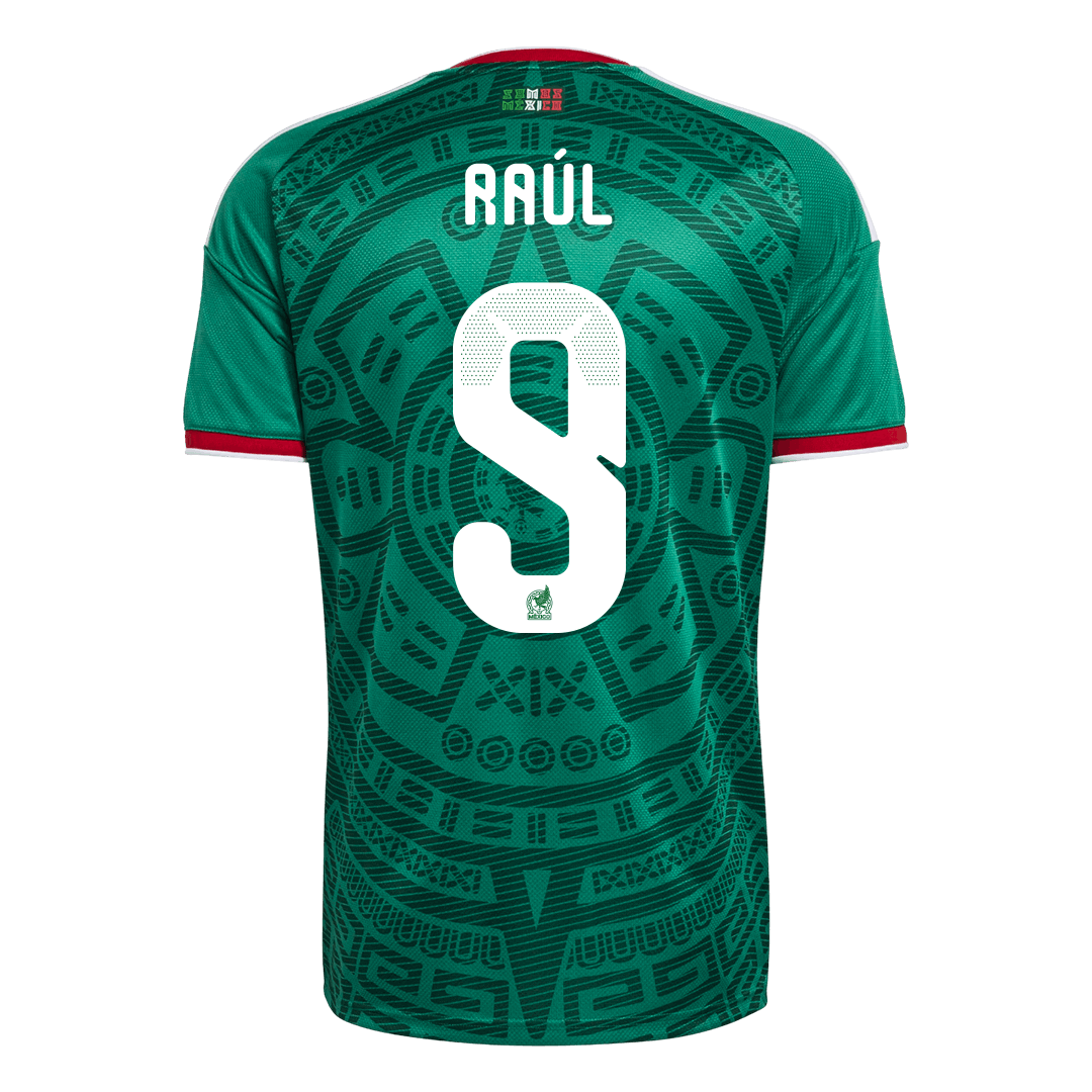 Raúl #9 México Casa Camisa 2026 Verde