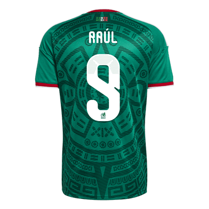 Raúl #9 México Casa Camisa 2026 Verde