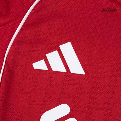 Jogador SZOBOSZLAI #8 Liverpool Casa Futebol Camisas 2025/26 Vermelho