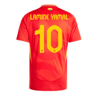 Espanha Camisola Personalizada LAMINE YAMAL #10 Casa