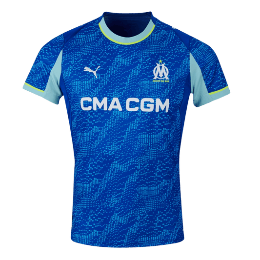 Marseille Fora Terceira Camisa 2025/26 Azul camisola de futebol