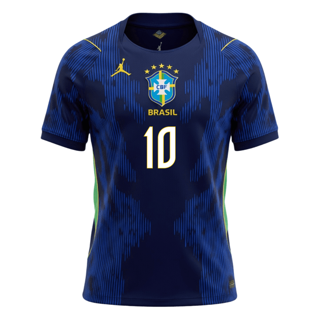 NEYMAR JR. #10 Brasil Fora Copa do Mundo Camisa 2026 Marinha