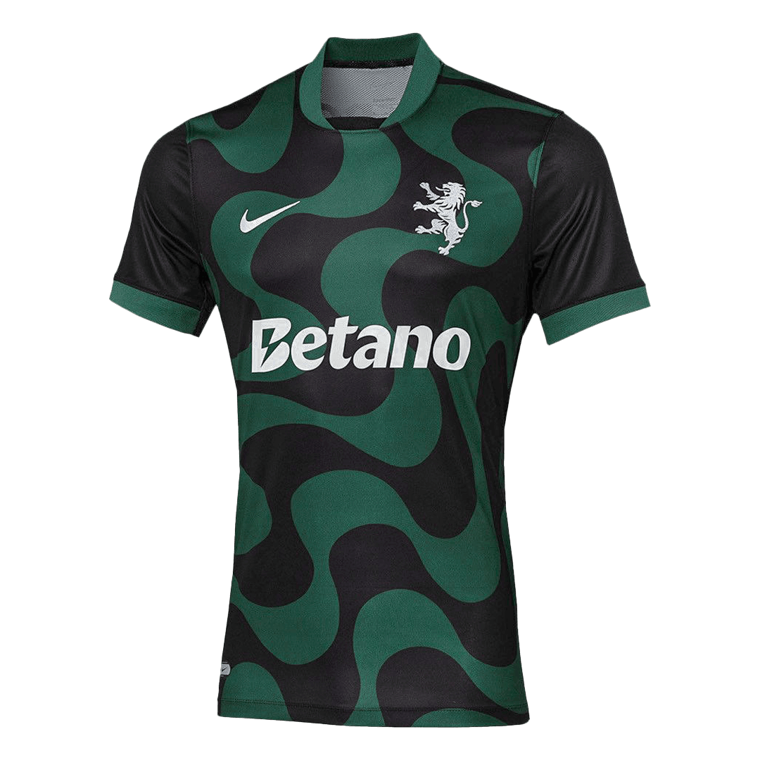 Sporting CP Camisa 2025/26 Preto camisola de futebol