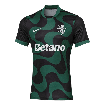 Sporting CP Camisa 2025/26 Preto camisola de futebol