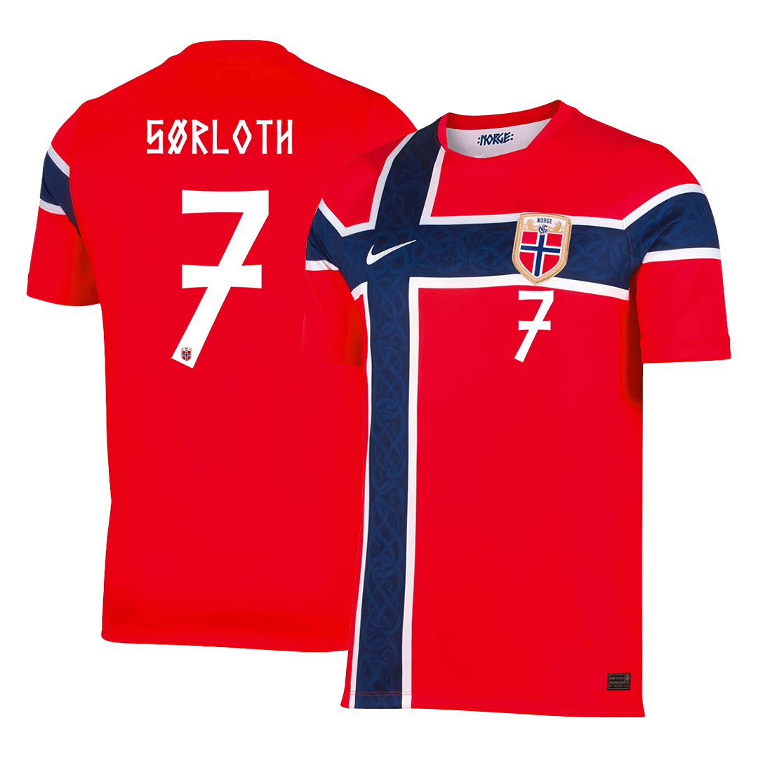 SØRLOTH #7 Noruega Casa Copa do Mundo Camisa 2026