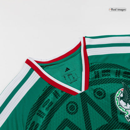 Versão do Jogador S.GIMENEZ #11 México Casa Copa do Mundo Futebol Camisas 2026 Verde