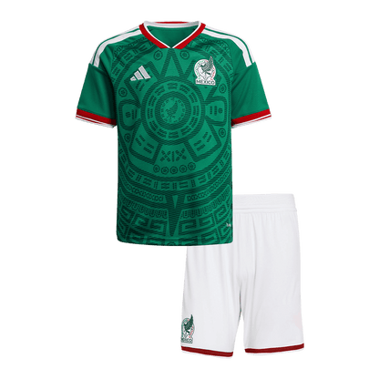 Mexico Infantil 
 Casa Futebol Camisa Conjunto (Camisa+Shorts) 2025/26 Verde camisola de futebol