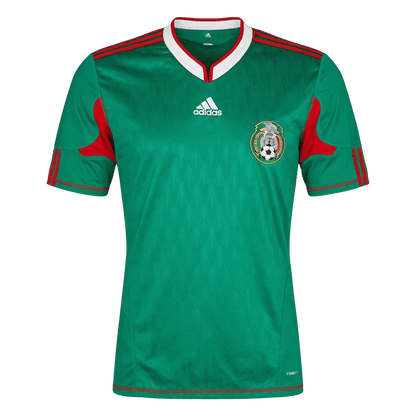 Retrô México Casa Copa do Mundo Camisa 2010 Verde
