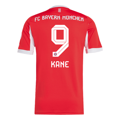 【Super Qualidade】KANE #9 Bayern Munich
 Casa Futebol Camisa 2025/26 Vermelho