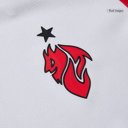 AC Milan Fora Camisa Conjunto(Camisa+Calções+Meias) 2025/26 Branco
