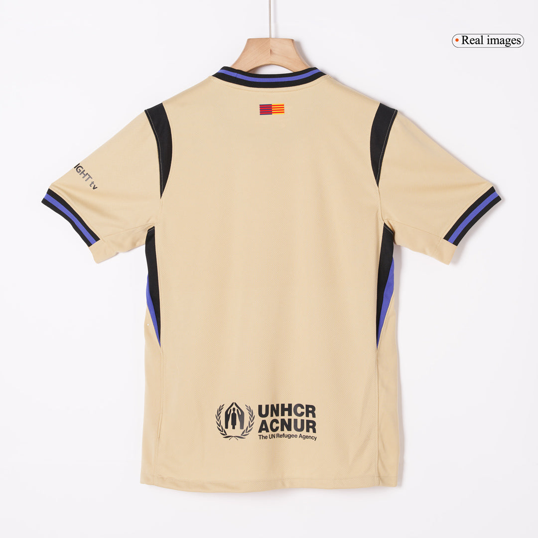 PEDRI #8 Barcelona Fora Camisa 2025/26- Amarelo - UCL