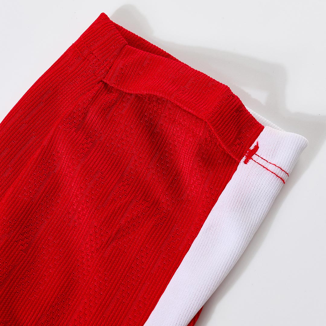 PSG Zíper Moletom Conjunto (Top+Calças) 2025/26 Vermelho