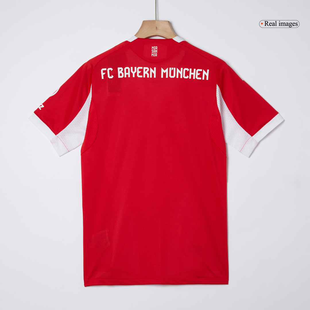 Jogador OLISE #17 Bayern Munich Casa Futebol Camisas 2025/26 Vermelho