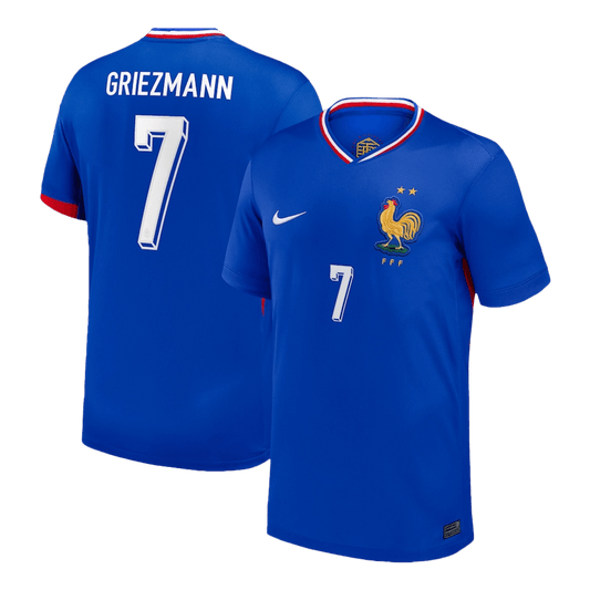 Camisola de futebol GRIEZMANN #7 França Home personalizada 2025/26