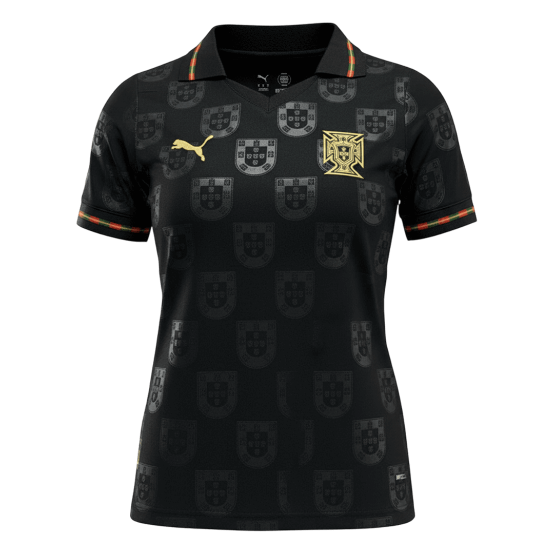 Mulheres Portugal Camisa World Cup 2026 Preto camisola de futebol