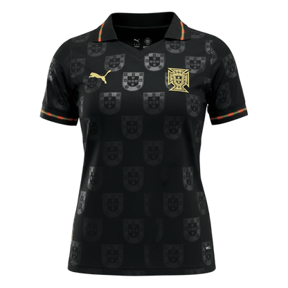 Mulheres Portugal Camisa World Cup 2026 Preto camisola de futebol