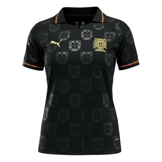 Mulheres Portugal Camisa World Cup 2026 Preto camisola de futebol