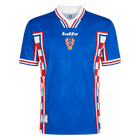 Retrô Croácia Fora Camisa 1998 Azul
