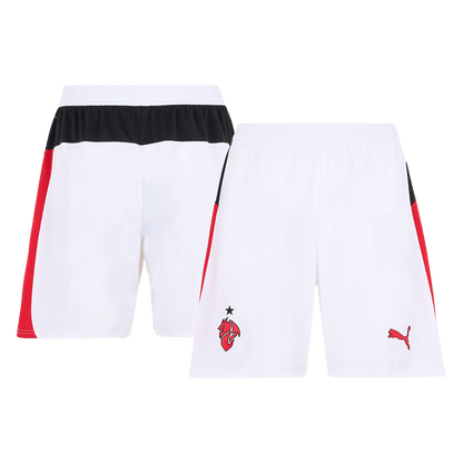 AC Milan Fora Camisa Conjunto(Camisa+Calções+Meias) 2025/26 Branco