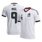 RAÚL #9 México Fora Copa do Mundo Camisa 2026 Branco