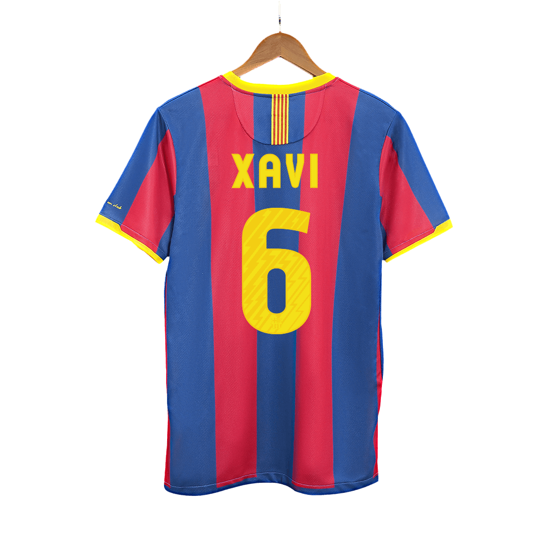 Camisola de futebol retro XAVI #6 Barcelona Home 2010/11 2025/26