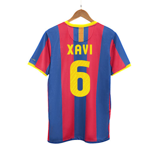 Camisola de futebol retro XAVI #6 Barcelona Home 2010/11 2025/26