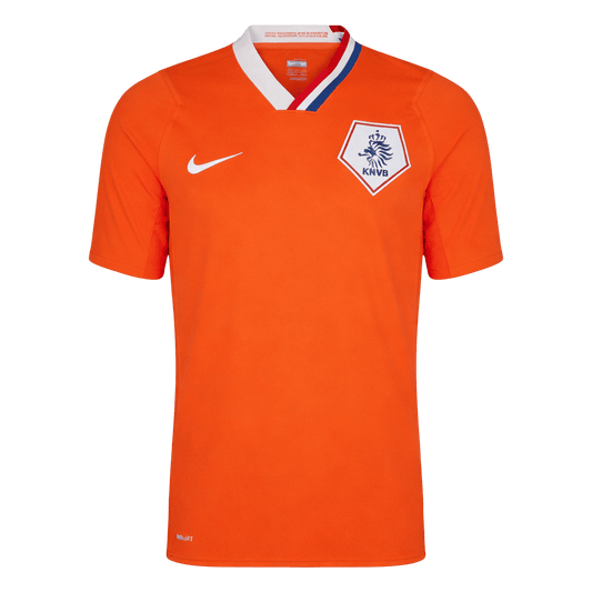 Retrô Países Baixos Casa Camisa 2008 Laranja