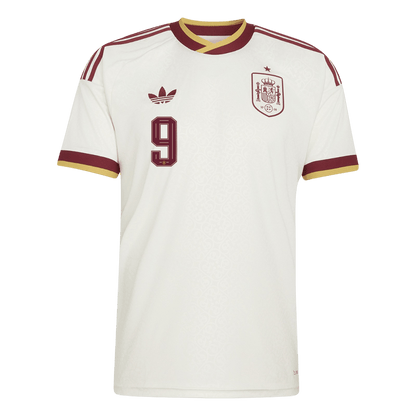 GAVI #9 Espanha Fora Copa do Mundo Camisa 2026 Branco