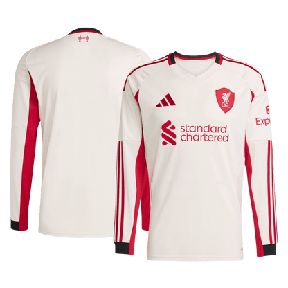 Liverpool Fora Manga comprida 2025/26 Branco