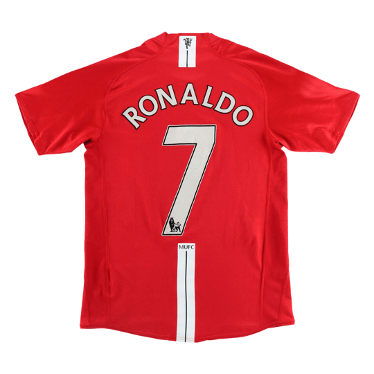 Camisola personalizada Manchester United Home Soccer Jersey RONALDO #7 2007/08 2025/26