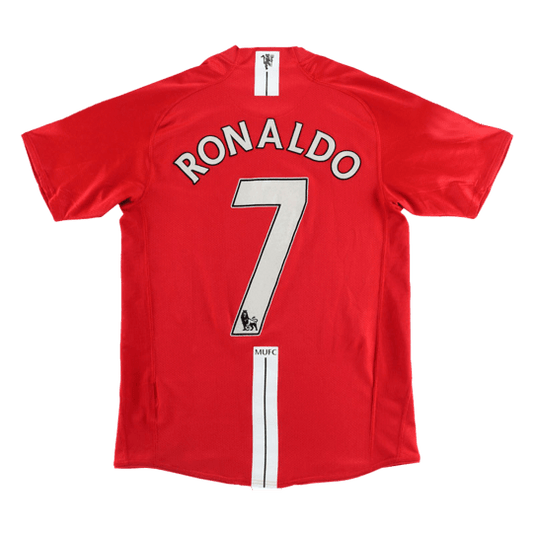 Camisola personalizada Manchester United Home Soccer Jersey RONALDO #7 2007/08 2025/26