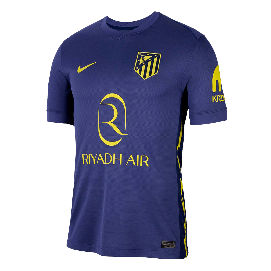 SØRLOTH #9 Atletico Madrid Fora Camisa 2025/26 Marinha