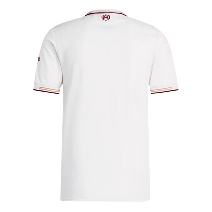 Jogador Arsenal Fora Terceira Futebol Camisas 2025/26 Branco