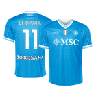DE BRUYNE #11 Napoli Casa Camisa 2025/26- Azul