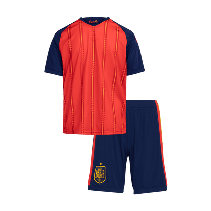 Spain Infantil 
 Casa Copa do Mundo World Cup Futebol Camisa Conjunto (Camisa+Shorts) 2026 Vermelho