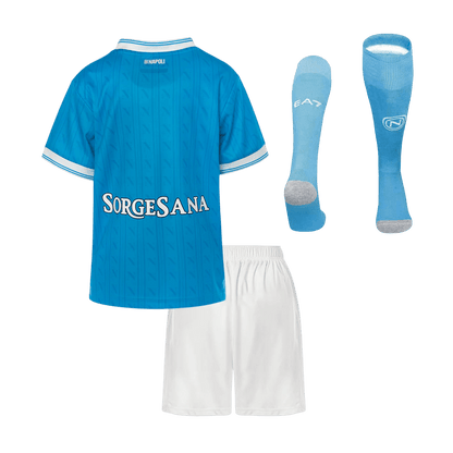 Napoli Infantil 
 Casa Futebol Camisa Conjunto (Camisa+Shorts+Meias) 2025/26 Azul