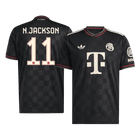 N.JACKSON #11 Bayern Munich Fora Terceira Camisa 2025/26 Preto