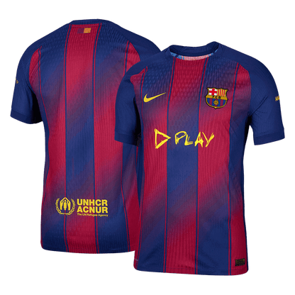 Jogador BarcelonaX Ed Sheeran Casa Futebol Camisas 2025/26