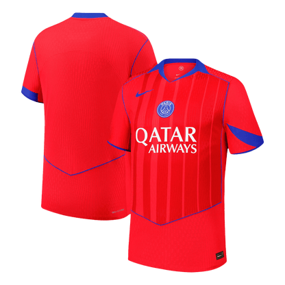 Jogador PSG Fora Terceira Futebol Camisas 2025/26 Vermelho