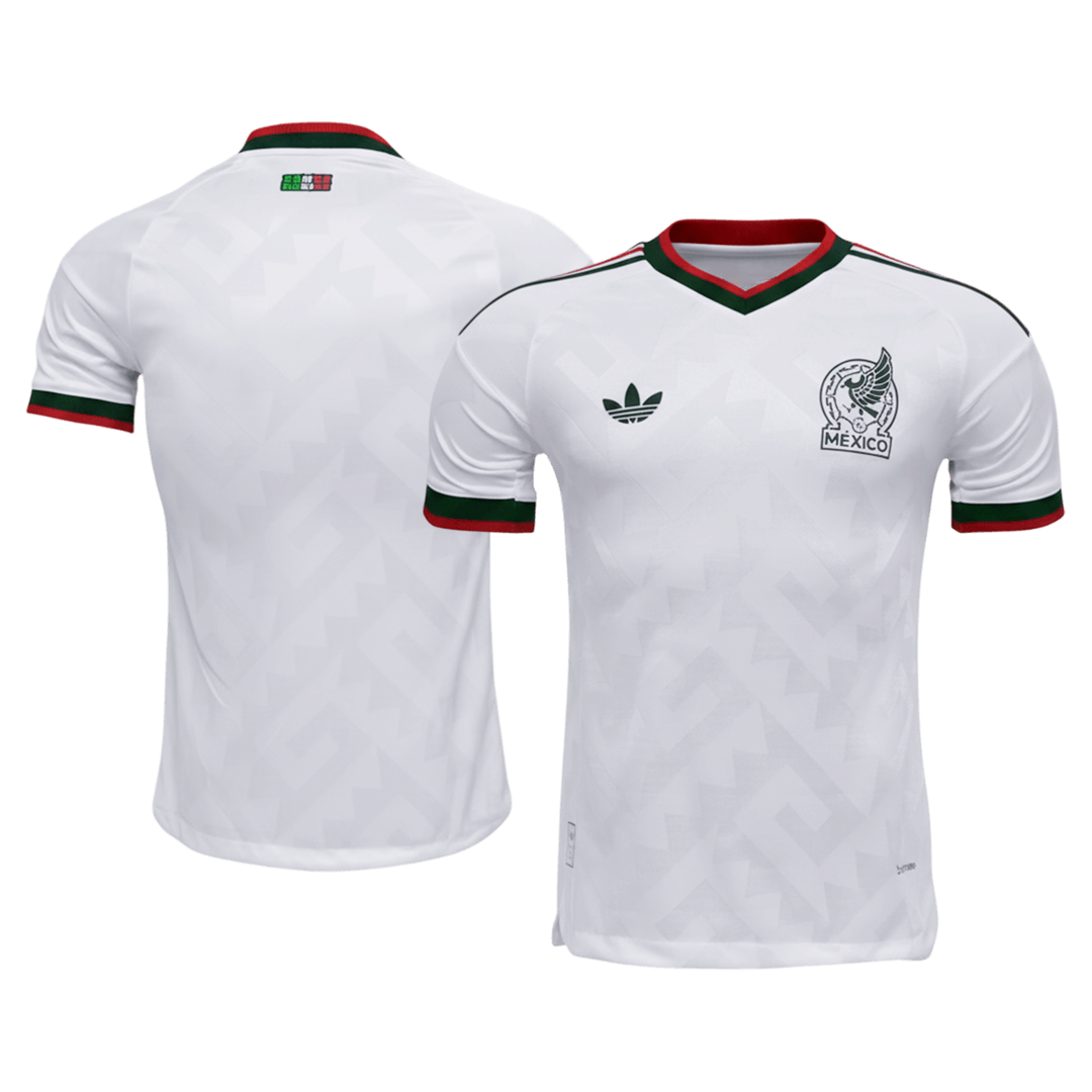 Versão do Jogador México Fora Copa do Mundo Futebol Camisas 2026 Branco