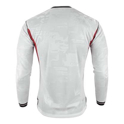 England Casa Manga comprida Camisa 2026 Branco - camisola de futebol para adeptos em Portugal