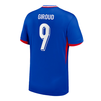 Camisola GIROUD #9 França Casa personalizada
