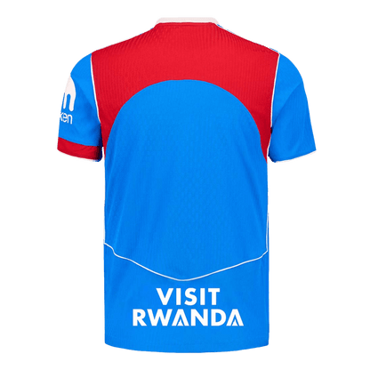 Jogador Atletico Madrid Terceira Futebol Camisas 2025/26 Azul