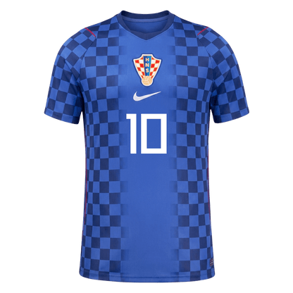 MODRIĆ #10 Croácia Fora Copa do Mundo Camisa 2026 Azul