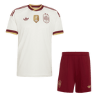 Spain Infantil 
 Fora Copa do Mundo World Cup Futebol Camisa 2026 Branco