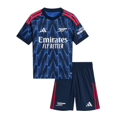 Arsenal 
 Fora 
Camisas Infantis 
Conjunto 2025/26 
 Azul camisola de futebol