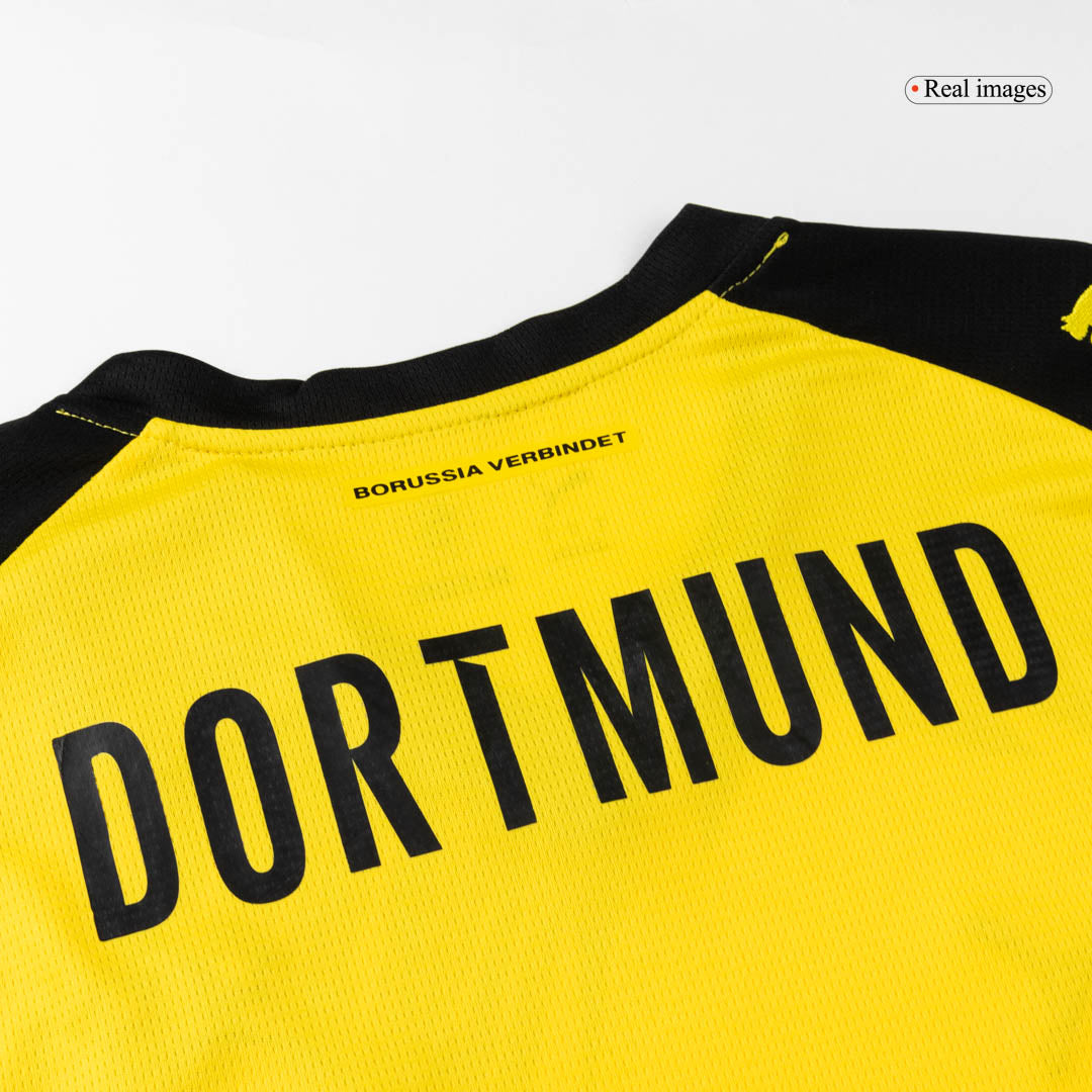 Borussia Dortmund Casa Camisa Conjunto(Camisa+Calções+Meias) 2025/26 Amarelo