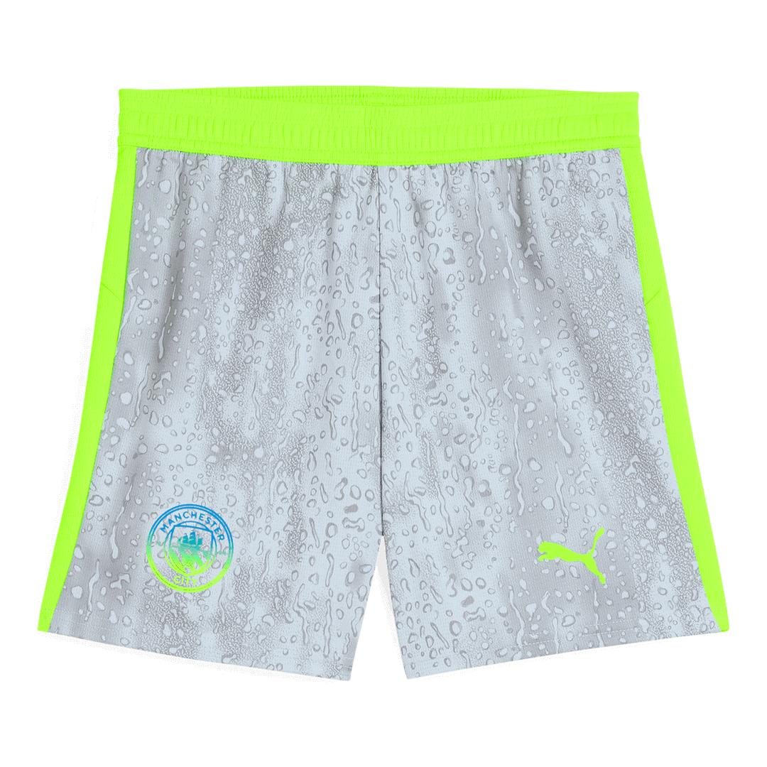 Manchester City 
 Fora Terceira Camisa Conjunto(Camisa+Calções+Meias) 2025/26